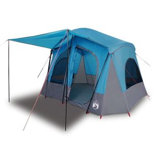 vidaXL Campingzelt 5 Personen Blau Wasserdicht