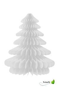 Papier Weihnachtsbaum 26cm, Farbauswahl:weiß 029