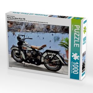 Calvendo Ein Motiv aus dem Kalender Harley Davidson WLA 750 1000 Teile Puzzle quer 640x480mm, Laue Ingo; 7274578