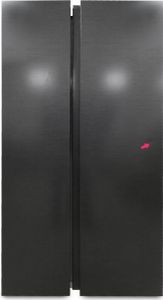 Samsung RS62DG5003B1EF Stand Side-by-Side Kombination, 91,2 cm breit, 628 L, NoFrost+, Eis-/Wasserbereiter, Wassertank, WiFi, Premium Black Steel