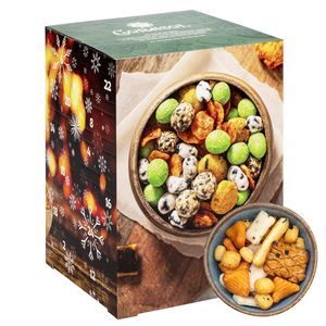 Corasol Premium Snack-Mix Adventskalender XL mit 24 herzhaften Knabbereien & Nuss-Snacks (625 g) Corasol Premium Snack-Mix Adventskalender XL mit 24 herzhaften Knabbereien & Nuss-Snacks (625 g)