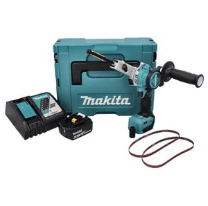 Makita DBS 180 RG1J Akku Bandfeile 18 V 9 x 533 mm Brushless + 1x Akku 6,0 Ah + Ladegerät + Makpac