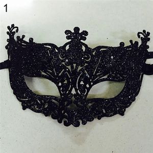 Schwarze Augenmaske Fashion Venedigmaske für Damen Venezianische Maske Katze 