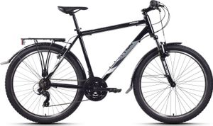 WYNN Mountainbike 27,5 Zoll ATB1.0 schwarz Rahmenhöhe 54 cm Damen und Herren 21 Gänge V-Brake