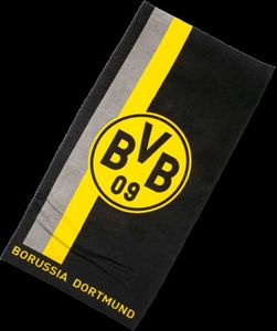 BVB 09 BVB-Duschtuch mit Logo im Streifenm 00 SCHWARZ/GELB -