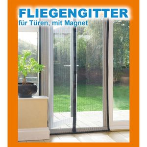 Magnetischer Moskito-Türschutz, Türvorhang, Moskitonetz mit  Magnetverschluss, kein Bohren erforderlich, für Balkontüren, Kellertüren,  Terrassentüren (120 x