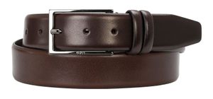 BOSS Carmello Leather Belt W110 Dark Brown