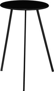 Mica Decorations Seatle Gartenbeistelltisch – H58 x Ø38 cm – Metall – Schwarz