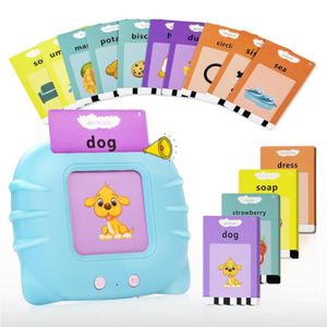 Vzdelávacia čítanka pre angličtinu flashcards 112 kusov 224 slov, modrá