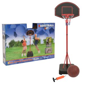 DesignMöbel - Mehrfarbig Klassische Kinder Basketball Spielset Verstellbar 190 cm -{66x45 cm}KAUF27738
