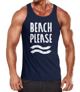 Herren Tank-Top Beach please Muskelshirt Muscle Shirt Neverless®  XL
