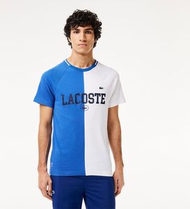 Lacoste Th7538 Kurzarm-t-shirt Blau 6 Mann Blau 6