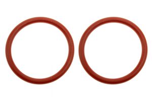 2x O-Ring kompatibel mit Siemens EQ, Bosch Vero, Gaggenau, Neff Kaffeevollautomaten 38x4mm Rot Silikon Dichtung Innen 38mm Außen 46mm