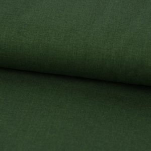 Bekleidungsstoff Sorona Leinen Stretch einfarbig dunkelgrün 1,30m Breite