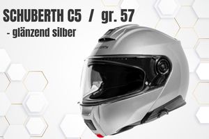 Kask Schuberth C5, błyszczący/srebrny, rozmiar 57