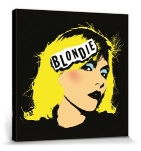 Blondie Poster Leinwandbild Auf Keilrahmen - One Way Or Another, Punk (60 x 60 cm)