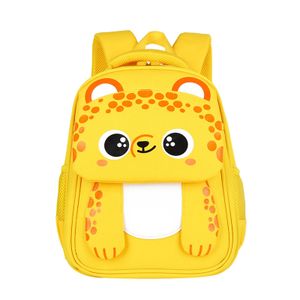 3D Cartoon Tier Rucksack Kindergarten Nette Einhorn Dinosaurier Schulranzen Kinder Tragbare Reise Rucksack  für Mädchen und Jungen, 34 Cm * 27 Cm * 15 Cm,Gelb