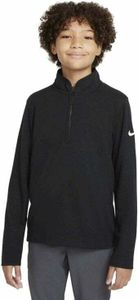 Nike Dri-Fit UV Womens Full-Zip Golf Black/Black/White XS Polo-Shirt