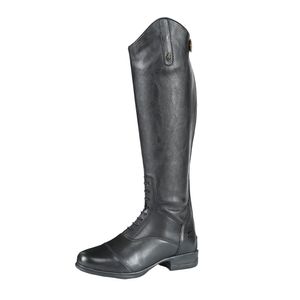 Moretta - Dámske dlhé jazdecké topánky Gianna, kožené ER466 (42 EU Wide) (Black)