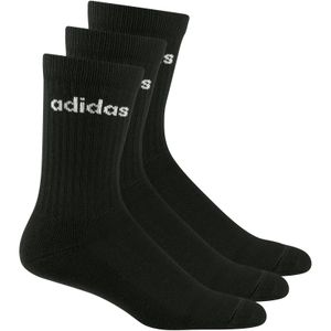 adidas Damen Herren Socken Half-Cushioned Crew Socks Strümpfe schwarz 3er Pack , Größe:40-42