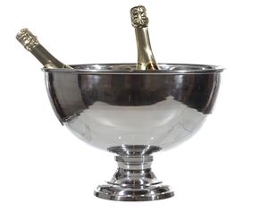 Sektkühler 'ALUMINIUM' ca. 39x27cm (BxH) Weinkühler Champagnerkühler Kühler