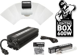 TRAFIKA sada na osvetlenie rastlín elektronický predradník 600W: digitálny predradník 600W + žiarovka 600W + 4m kábel + kladky + reflektor TRAFIKA sada na osvetlenie rastlín elektronický predradník 600W: digitálny predradník 600W + žiarovka 600W + 4m kábel + kladky + reflektor