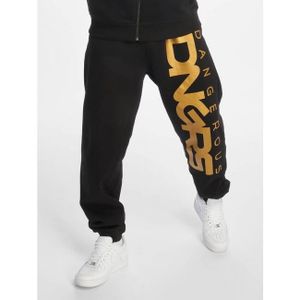 Kalhoty Dangerous DNGRS Classic Sweat Pants black/gold - XL