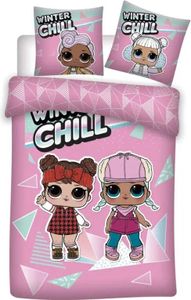 LOL Surprise Winter Chill Kinder Bettwäsche Set 135/140x200 65x65 Baumwolle