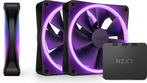 NZXT 120mm F-Series RGB DUO Fan Triple Black RF-D12TF-B1 retail - Gehäuse-Lüfter