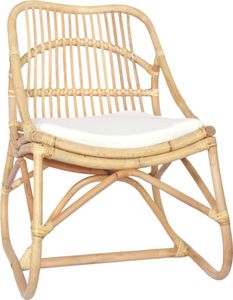 vidaXL Ratanové křeslo - Ratanové křeslo - Ratanové židle - Relaxační křeslo - Relaxační židle