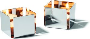 Philippi Pep tea light holder L, 2 szt. stal nierdzewna, polerowana na lustro 105032