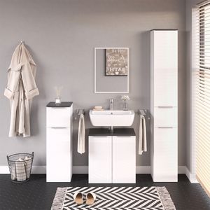 Súprava kúpeľňového nábytku Livinity® Otis, 4 kusy, biela