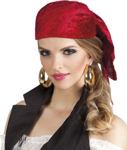 Erwachsenen Piratentuch Accessoire rot
