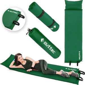 Outtec® Selbstaufblasende Isomatte, Luftmatratze, Schlafmatte - 186x53 cm - ultraleicht, waßerdicht Aufblasbare Matratze, Luftbett für Camping Outdoor