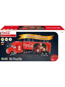 Adventskalender Coca-Cola Weihnachtstruck, Revell 3D Puzzle, 83 Teile, 42,5 cm