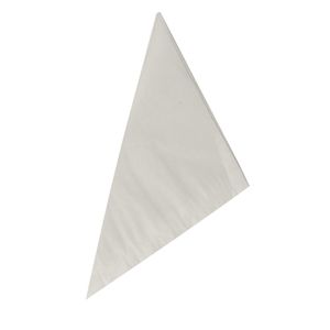 Papstar Spitztüten, Cellulose, gefädelt 23 cm x 23 cm x 32,5 cm weiß Füllinhalt 250 g, 1000 Stück