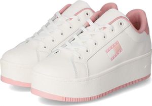 Tommy Hilfiger Rosa Polyester -Turnschuhe mit 5 cm Ferse – EU 38/US8