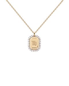 PDPAOLA Halskette STERNZEICHEN 18K gold plated silver gold