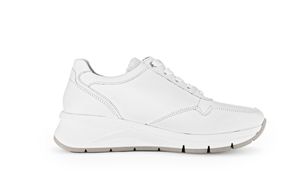 Gabor Shoes Sneaker - Weiß Glattleder Größe: 40 Normal
