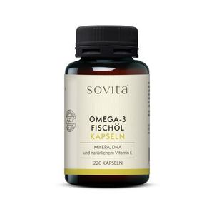 SoVita Omega-3 Fischöl-Kapseln - 220 Kapseln