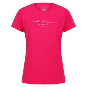 Regatta - "Fingal VII The Simple Life" T-Shirt für Damen RG9220 (36 DE) (Pinker Trank)