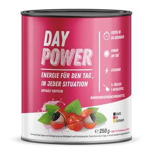 DayPower Energy Pulver für jeden Tag | Wachmacher und Workout Booster | 1x250g