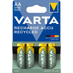 Varta Recharge Accu Recycled 56816 - Batterie 4 x AA-Typ - NiMH - (wiederaufladbar)