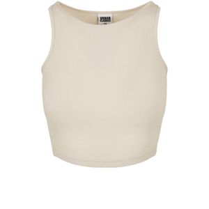 Urban Classics Ladies - Cropped Rib Tank Top soft sea - M