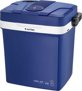 Outtec® Mini chladnička - objem 27 l - malá chladnička na nápoje, minibar, prenosný chladiaci box na kempovanie, do kancelárie, na záhradu, na piknik, do prírody