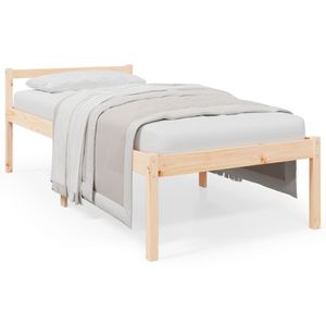 vidaXL Seniorenbett 75x190 cm Massivholz Kiefer