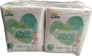 Pampers Pure Protection Naturello 76 Baumwoll- und materialhaltige Windeln XXL Packung Ultra Weich Trocken Atmungsaktiv;
