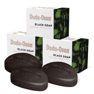 Dudu-Osun Black Soap from Africa - Čierne mydlo - mydlo na tvár - 3x150g
