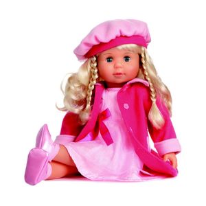 Puppe Adélka 100 Funktionen, 45 cm, rosa