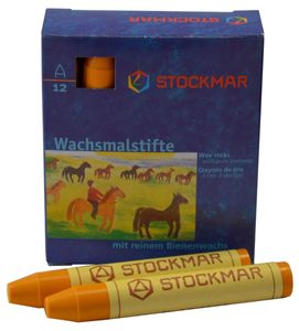 Stockmar 330-04 Wachsmalstifte - goldgelb - 12 Stifte